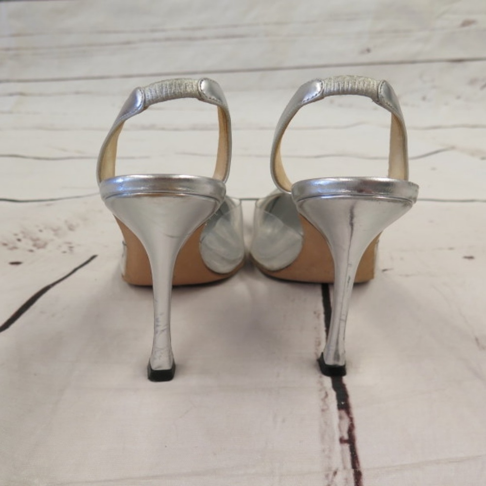 Manolo Blahnik Pump Carolyne Crystal & PVC - Picture 6 of 8